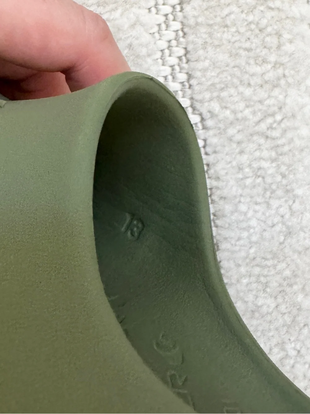 Quicksilver Kids Olive Green Slide Sandals